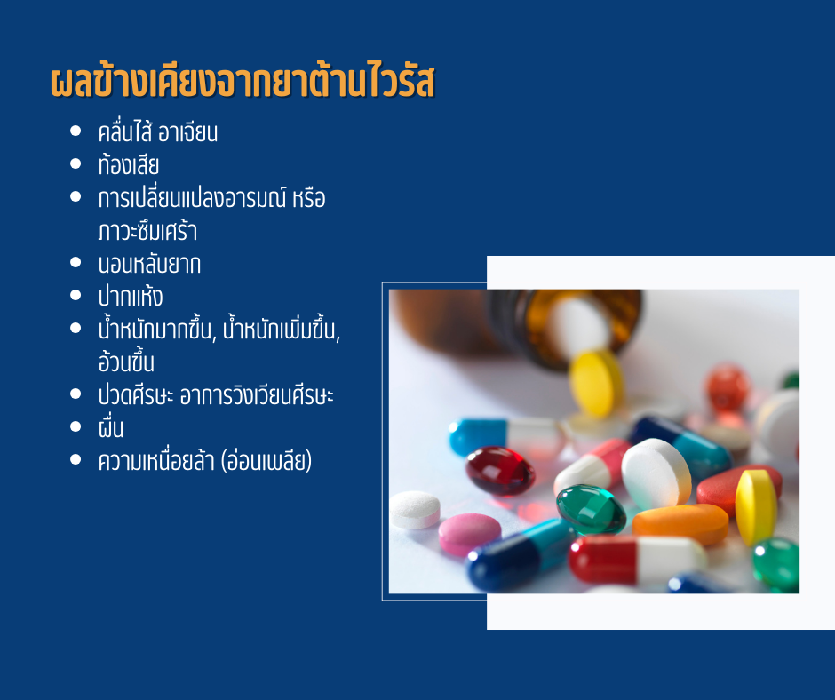 ผลข้างเคียงจากยาต้านไวรัส